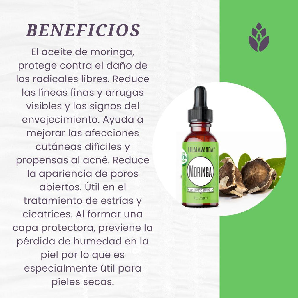 Aceite de Moringa - LilaLavanda