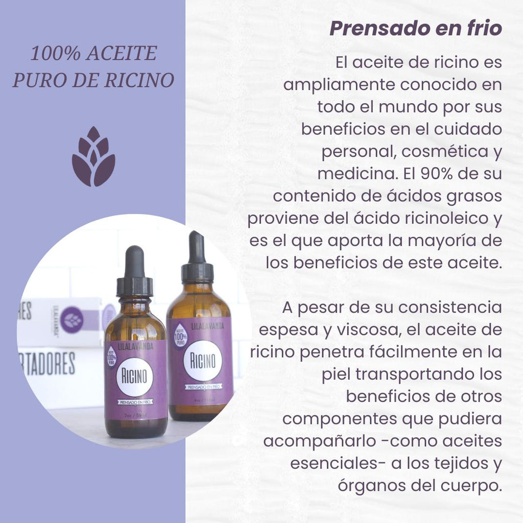 Aceite de Ricino - LilaLavanda